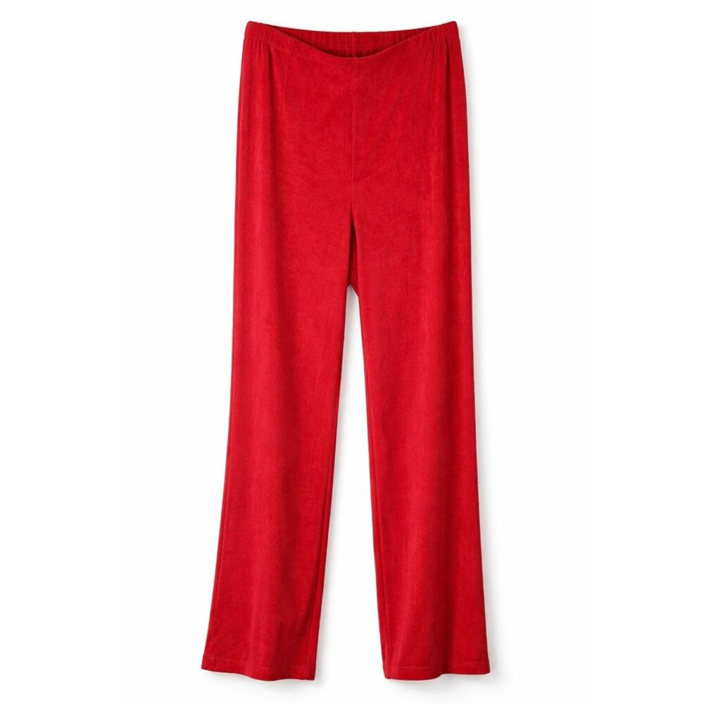 Chicos Travelers No Tummy Slinky Red Pants, NWT, Sz 3P, Sz 16P/18P - Picture 4 of 9